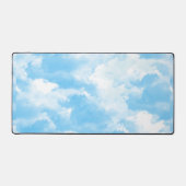 Blue Sky Clouds Schreibtischunterlage (Vorderseite)
