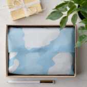 Blue Sky Clouds Seidenpapier (Geschenk)
