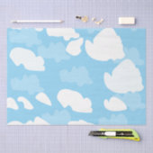 Blue Sky Clouds Seidenpapier (Handwerk)