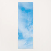 Blue Sky Clouds Trendy Elegant Design Template Yogamatte (Vorderseite)