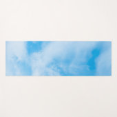 Blue Sky Clouds Trendy Elegant Design Template Yogamatte (Vorderseite (Horizontal))