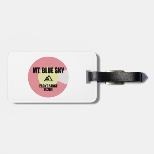 Blue Sky Colorado Gepäckanhänger (Rückseite horizontal)