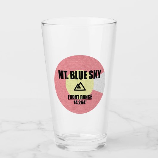 Blue Sky Colorado Glas (Vorderseite)
