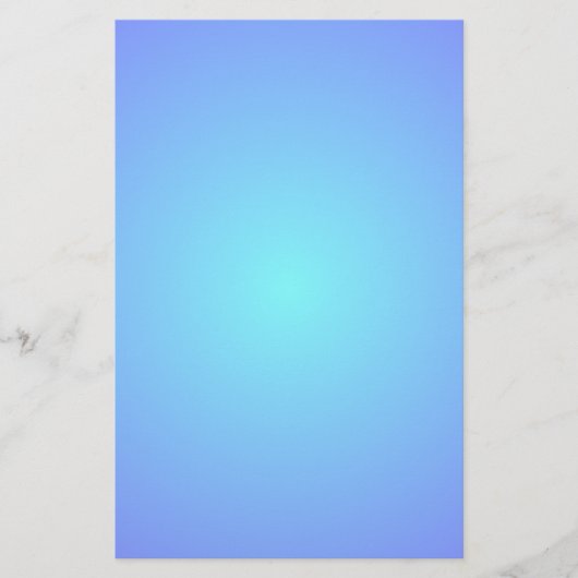 Blue Sky Colors Gradient Aqua Blues Briefpapier (Vorderseite)