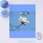 Blue Sky Custom Flyer Paper Spring Magnolia Blume (Einzeln)