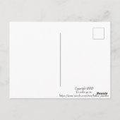 Blue Sky Daisies Postkarte (Rückseite)