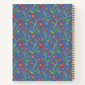 Blue Sky | Dancing Watercolor Daisies Notizblock (Rückseite)