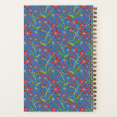 Blue Sky | Dancing Watercolor Daisies Notizblock (Rückseite)