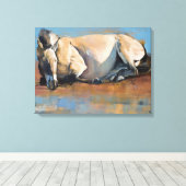 Blue Sky Day Leinwanddruck (Insitu (Holzboden))