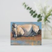 Blue Sky Day Postkarte (Stehend Vorderseite)