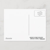 Blue Sky durch Fenster Postkarte (Rückseite)