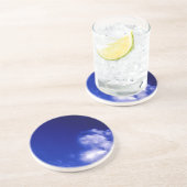 Blue Sky Einzigartig Chic Moderner Minimal Getränkeuntersetzer (Seite)