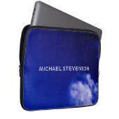 Blue Sky Einzigartig Chic Moderner Minimal Laptopschutzhülle (Vorne Rechts)