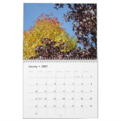 Blue Sky Fall Trees Calendar Bunte Blätter Kalender (Jan 2027)