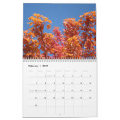 Blue Sky Fall Trees Calendar Bunte Blätter Kalender (Feb 2027)