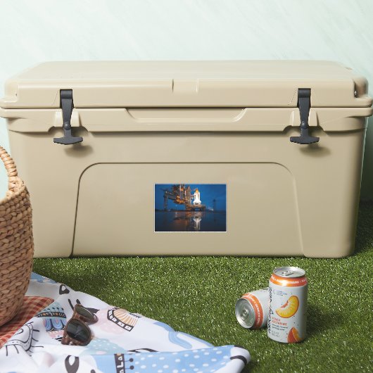 Blue Sky for Space Shuttle Atlantis Start Aufkleber (Kühler)