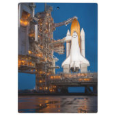 Blue Sky for Space Shuttle Atlantis Start Klemmbrett (Rückseite)