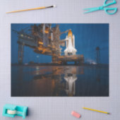 Blue Sky for Space Shuttle Atlantis Start Seidenpapier (Basteln)