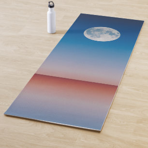 Blue Sky Full Moon Yoga Mat Yogamatte