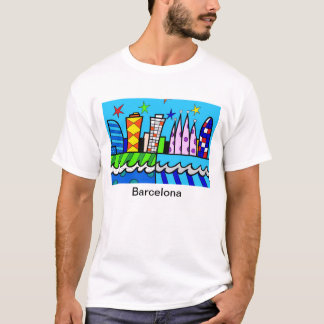Blue sky fun from Barcelona T-Shirt