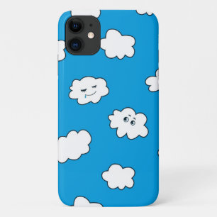 Blue Sky Funny Cartoon Wolken Case-Mate iPhone Hülle