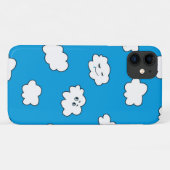 Blue Sky Funny Cartoon Wolken Case-Mate iPhone Hülle (Rückseite (Horizontal))