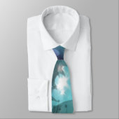 Blue Sky & Garden Art Krawatte (Gebunden)