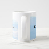 Blue Sky genießen Jumbo-Tasse (Rückseite)