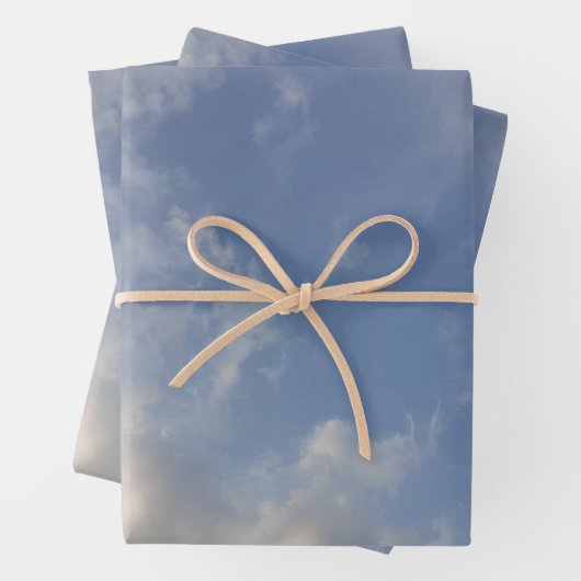 Blue Sky Geschenkpapier Set (Beispiel)
