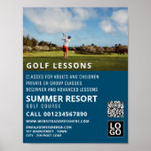 Blue Sky, GoIf Lektion Werbung Poster (Vorne)