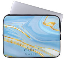 Blue Sky Gold Glitzer Marmor individuell anpassbar