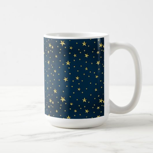Blue Sky Golden Stars Kaffeetasse (Rechts)