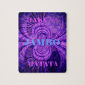 Blue Sky Hakuna Matata Kenya Giraffe Woven Art C Puzzle (Vertikal)