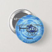 Blue Sky Helicopter Button (Vorne & Hinten)