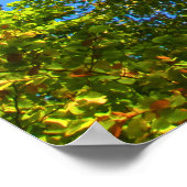 Blue Sky & Herbst - Personalisiert Poster (Ecke)