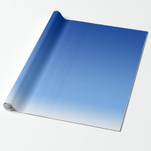 Blue Sky Hintergrund Wrapping Papier 30 Zoll hoch Geschenkpapier