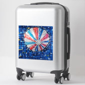 Blue Sky Hot Air Balloon Aufkleber (Koffer)