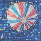 Blue Sky Hot Air Balloon Aufkleber (Vorderseite)