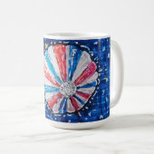 Blue Sky Hot Air Balloon Kaffeetasse (VorderseiteRechts)