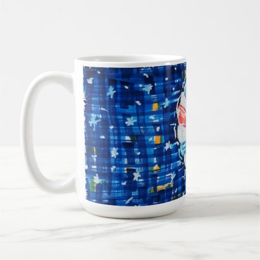 Blue Sky Hot Air Balloon Kaffeetasse (Links)