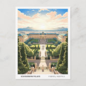 Blue Sky in Schonbrunn Palace Vienna Austria Postkarte (Vorderseite)