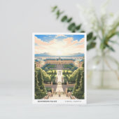 Blue Sky in Schonbrunn Palace Vienna Austria Postkarte (Stehend Vorderseite)