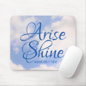 Blue Sky Inspirational Arise und Shine Bible Verse Mousepad (Mit Mouse)