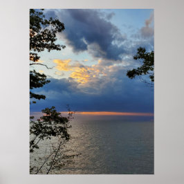 Blue Sky Lake Poster