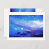 Blue Sky Landscape Fotografy Art Postkarte (Vorne/Hinten)