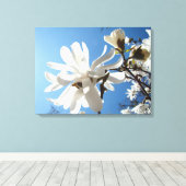 Blue Sky Magnolia Leinwand Magnolia (Insitu (Holzboden))
