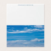 Blue Sky mit Cloud Streams Card (Außenseite Aufgefaltet)
