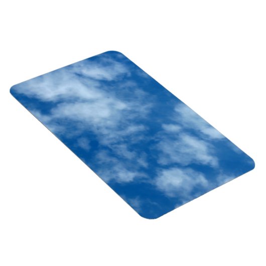 Blue Sky mit Clouds-Foto Magnet (Rechte Seite)