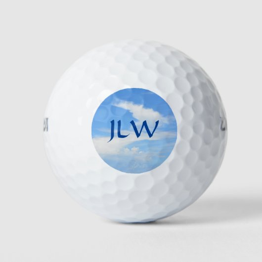 Blue Sky mit einer Drehung Wolken Golfball (Vorderseite)