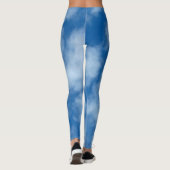 Blue Sky mit Wolken-Naturfotografie Leggings (Rückseite)